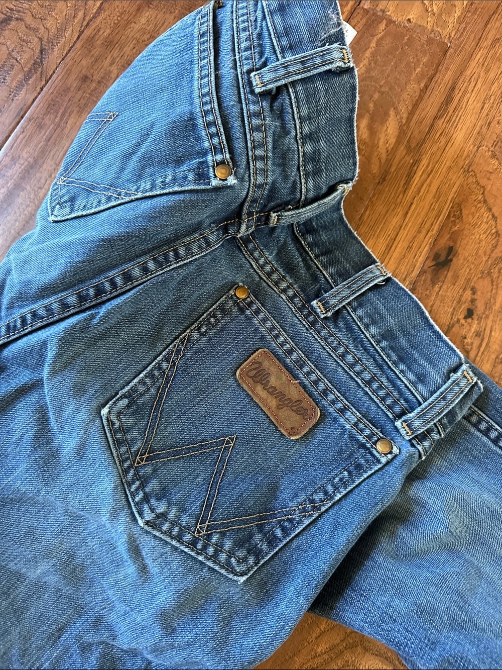 Wrangler Retro Slim Boot Men's Denim Jeans in Blue 29 x 34